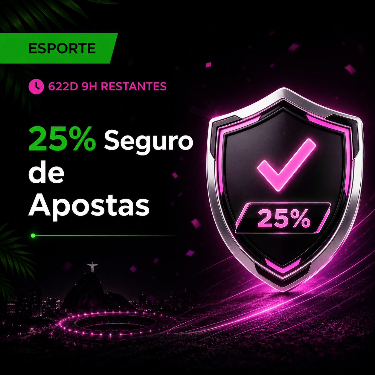 Ronabet Seguro de Apostas 25% para Esportes
