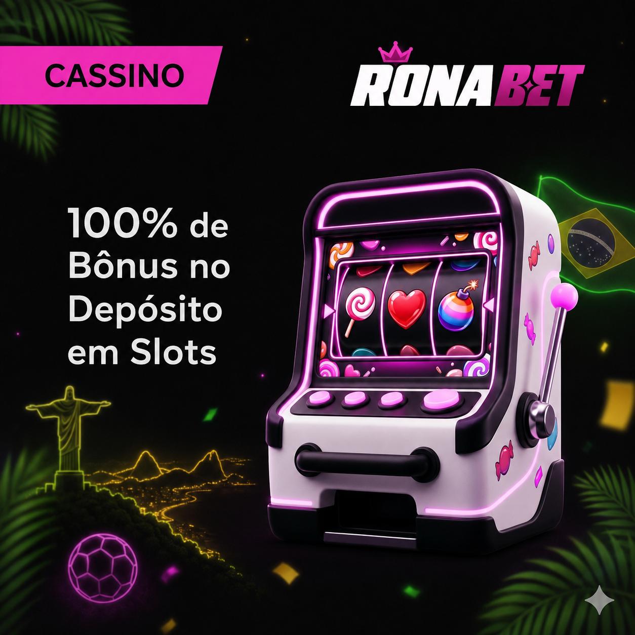 Ronabet Bônus de Depósito 100% em Slots de Cassino